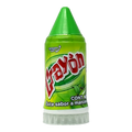 Crayon California Leaf sabor manzana verde en envase compacto de color verde con tapa cónica