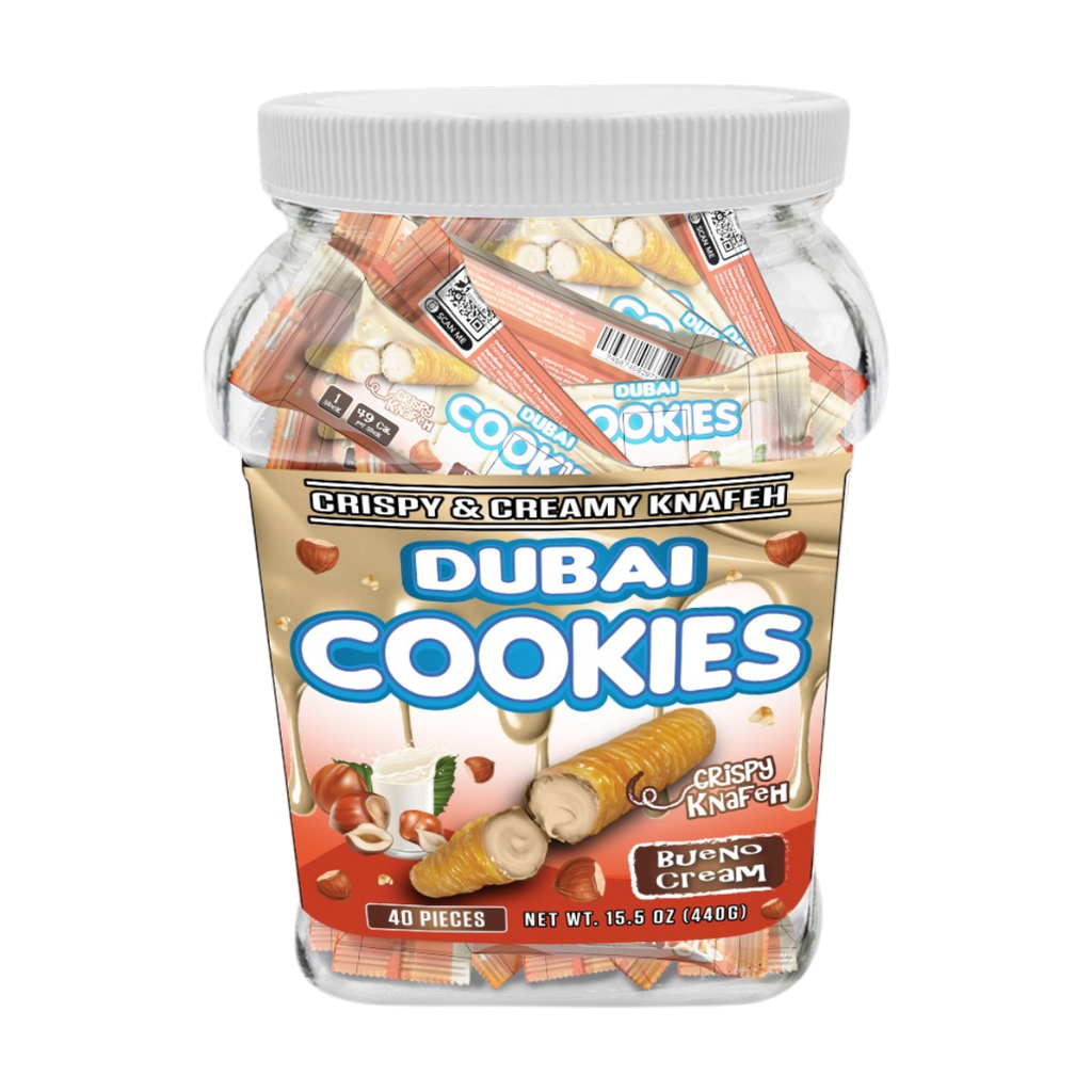 Dubai Cookies Crispy & Creamy Knafeh 1PZ Snacks Bueno Cream