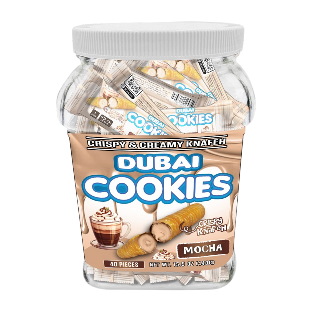 Dubai Cookies Crispy & Creamy Knafeh 1pz Snacks Mocha