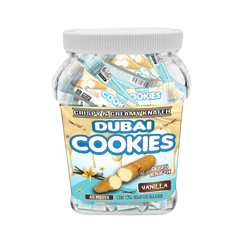 Dubai Cookies Crispy & Creamy Knafeh 1pz Snacks Vanilla