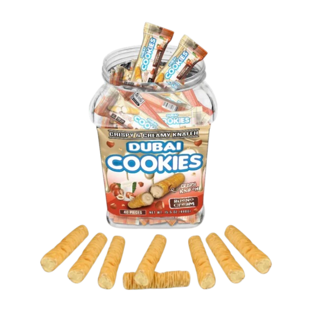 Dubai Cookies Crispy & Creamy Knafeh 1PZ Snacks Bueno Cream