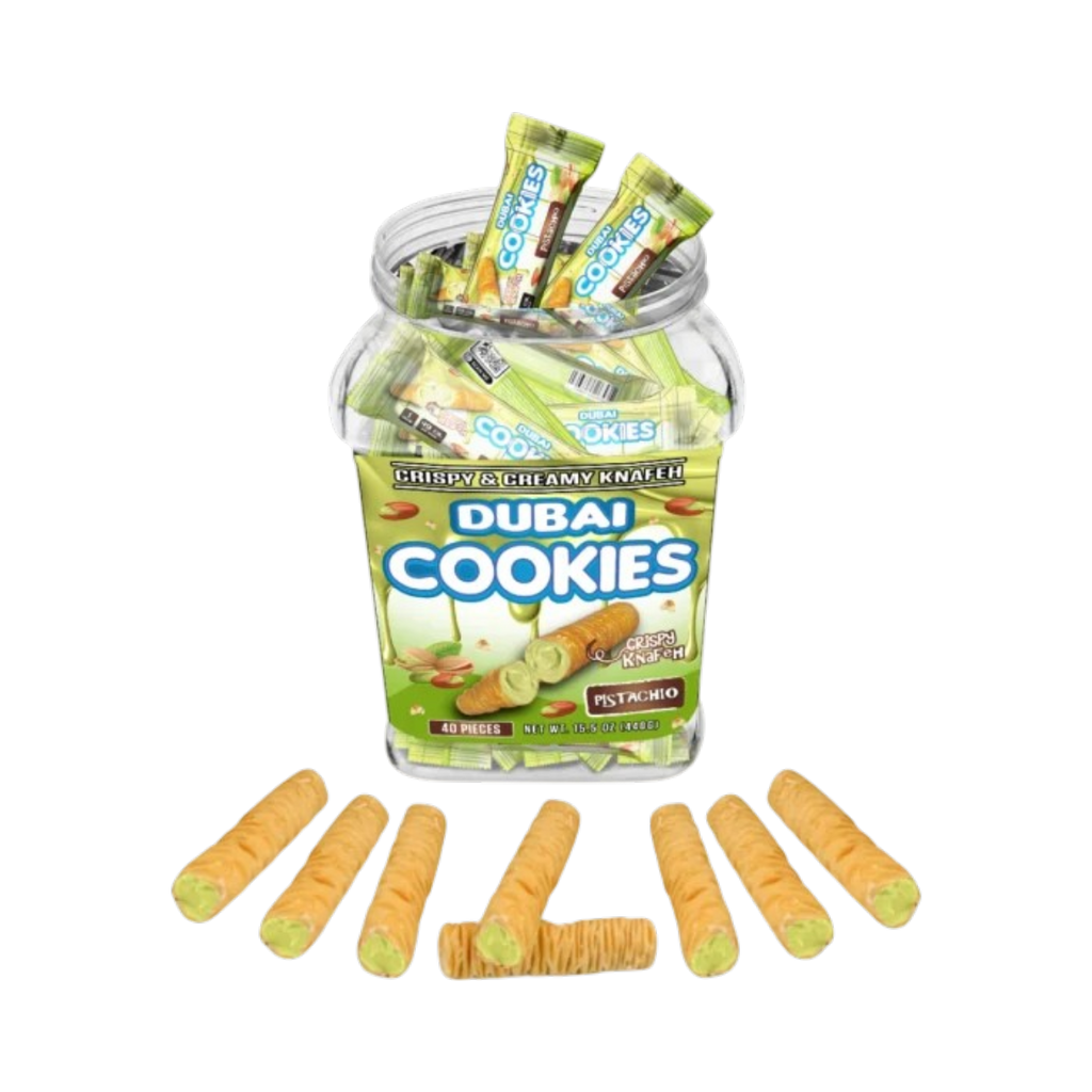 Dubai Cookies Crispy & Creamy Knafeh 1pz Snacks Pistachio