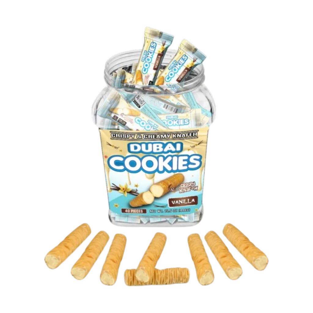 Dubai Cookies Crispy & Creamy Knafeh 1pz Snacks Vanilla